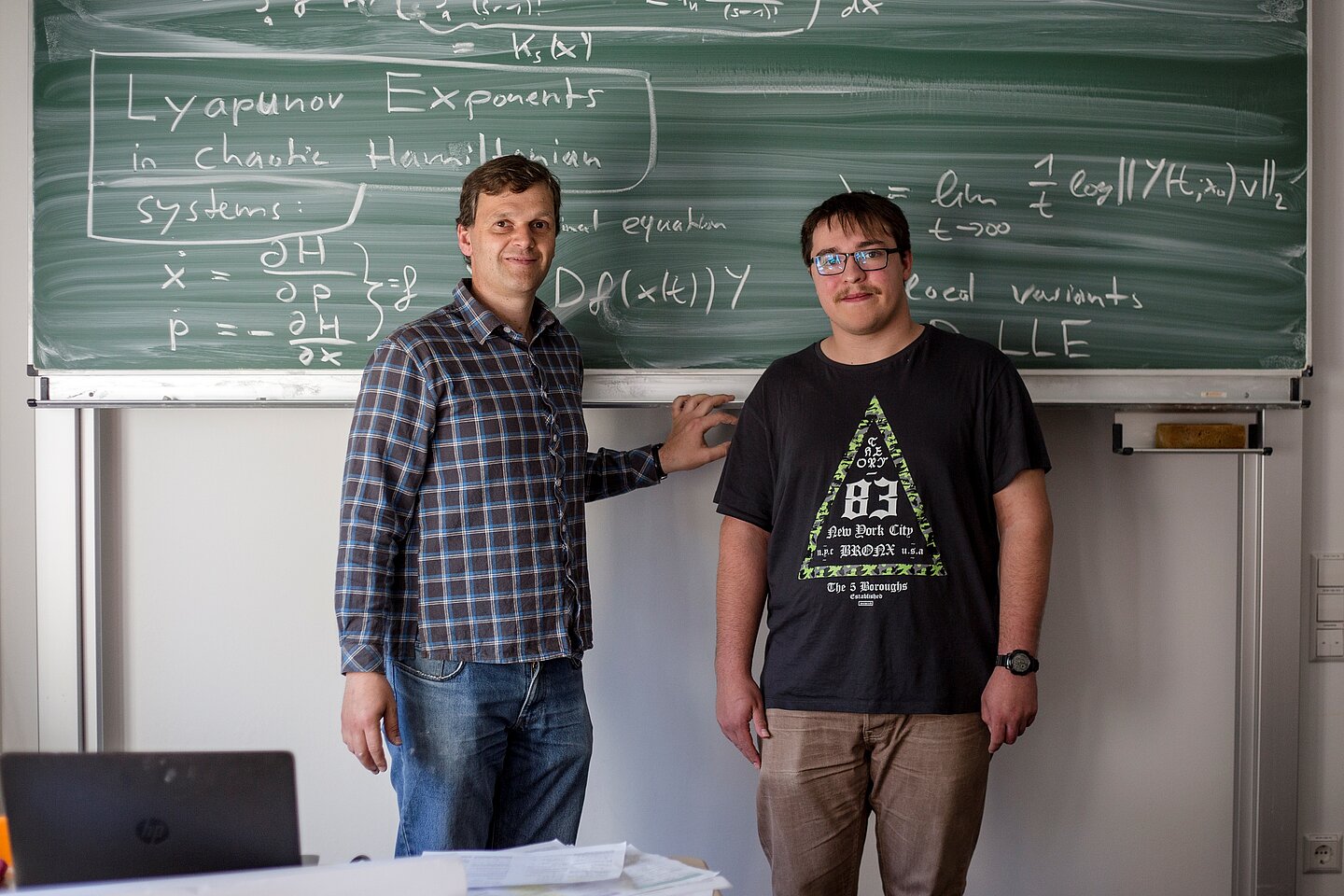 Prof. Jochen Merker (links) und Timo Hofmann. (Foto: Robert Weinhold/HTWK Leipzig) Prof. Jochen Merker (links) und Timo Hofmann. (Foto: Robert Weinhold/HTWK Leipzig)